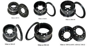 mâm xe nâng các loại kích thước