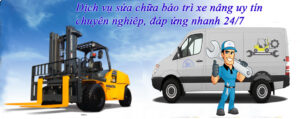 Banner phụ tùng xe nâng An Phát sửa chữa xe nâng