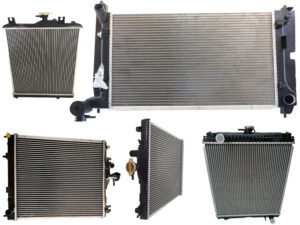 két nước sinh hàn nhiệt xe nâng - két nước làm mát động cơ