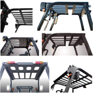trụ khung cabin xe nâng Overhead guards fitted to forklift trucks