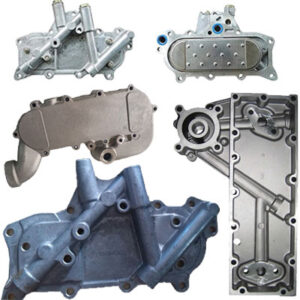 vỏ sinh hàn nhớt xe nâng Oil Cooler Housing forklift