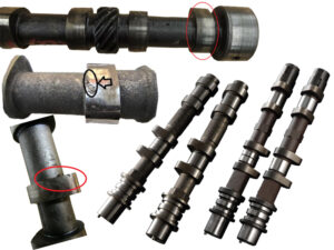 Hư hỏng trục cam xe nâng - Cốt cam xe nâng