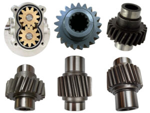 Trục bánh răng bơm thủy lực xe nâng 1 Trục bánh răng bơm thủy lực xe nâng