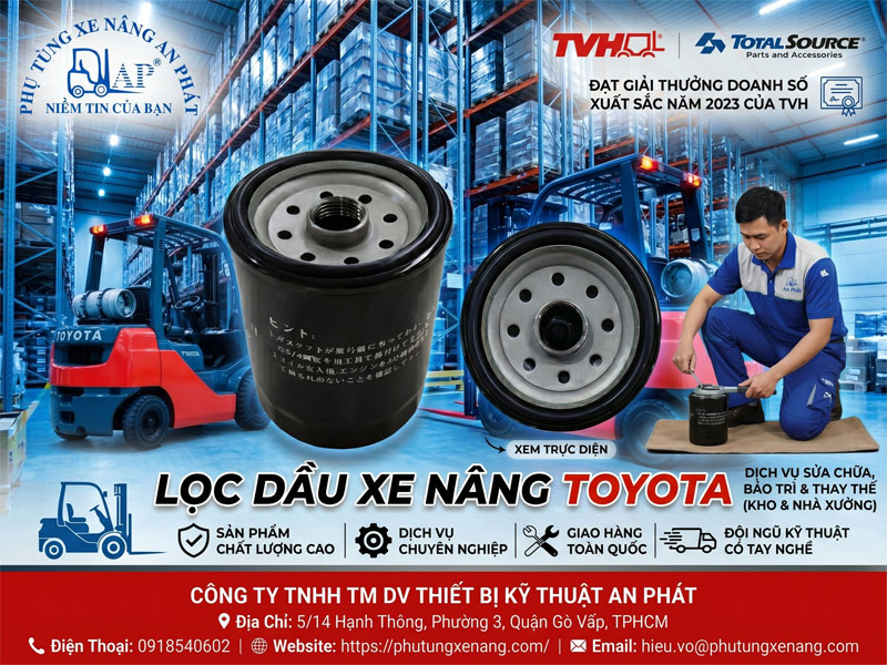Dịch vụ sửa chữa thay thế lọc dầu Toyota 15601-76009-71
