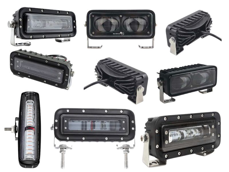 Đèn cảnh báo chiếu vạch thẳng xe nâng giá rẻ