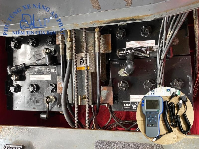 Nhận biết xe nâng lỗi điện