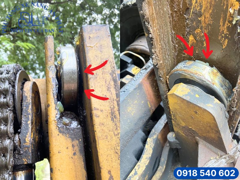 Bạc đạn - Nguồn phát sinh tiếng ồn lạ từ xe nâng