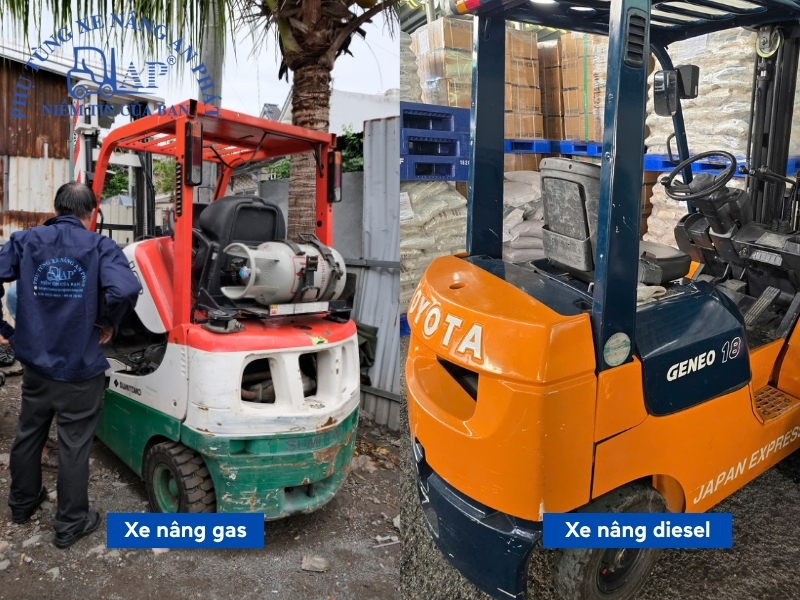 Các loại hệ thống nhiên liệu xe nâng