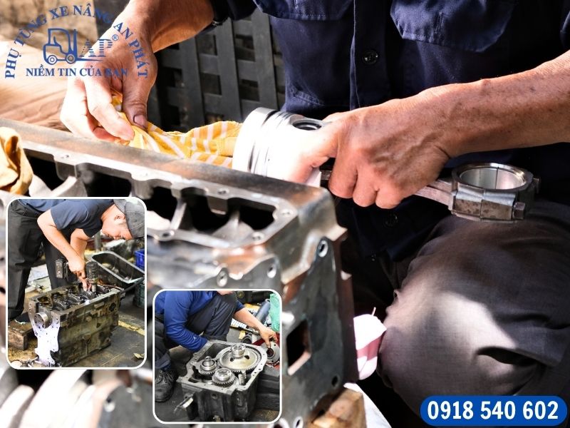 Cuộc đại tu lớn động cơ xe nâng