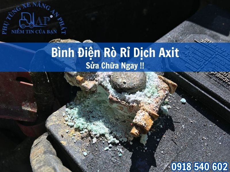 Dấu hiệu chức năng bình điện xe nâng mất hiệu suất