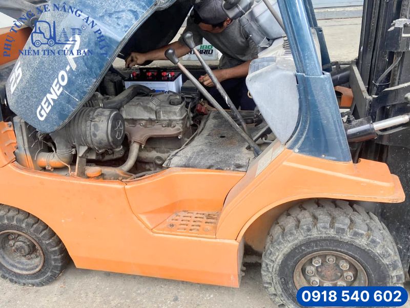 Kiểm tra sửa xe nâng kịp thời khắc phục nhanh tiếng ồn hiệu quả