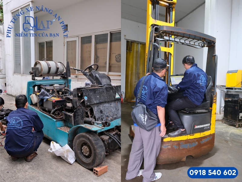 Xe nâng đề không nổ, hao nhiên liệu - Nguyên nhân do đâu? 8 Sửa chữa xe nâng khó nổ