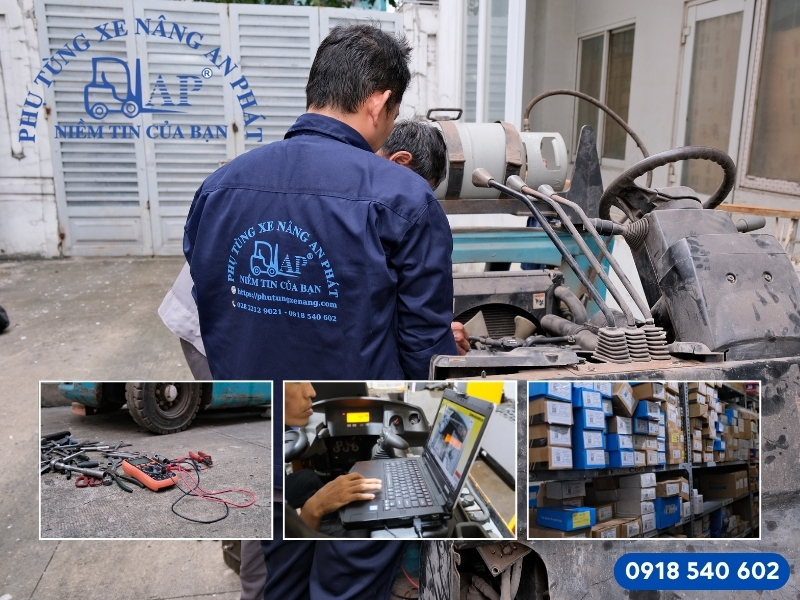 Sửa xe nâng bị yếu nhanh chóng