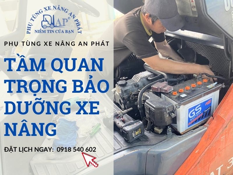 Ưu điểm vệ sinh và bảo dưỡng xe nâng định kỳ đúng cách