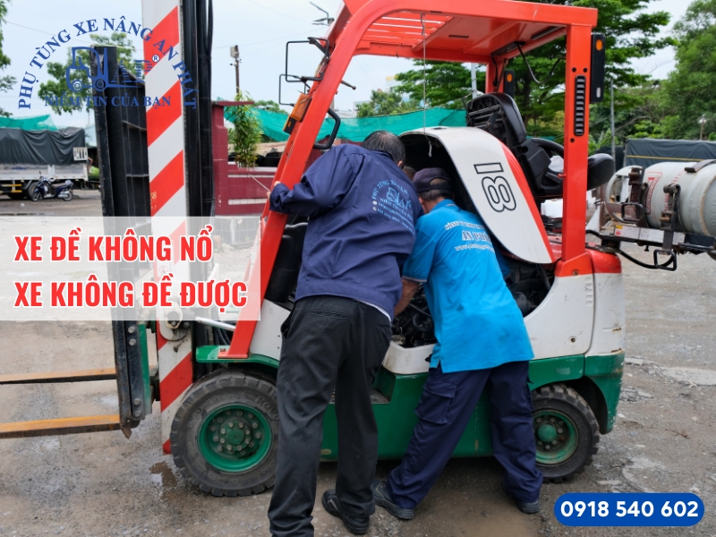 Xe nâng đề không nổ