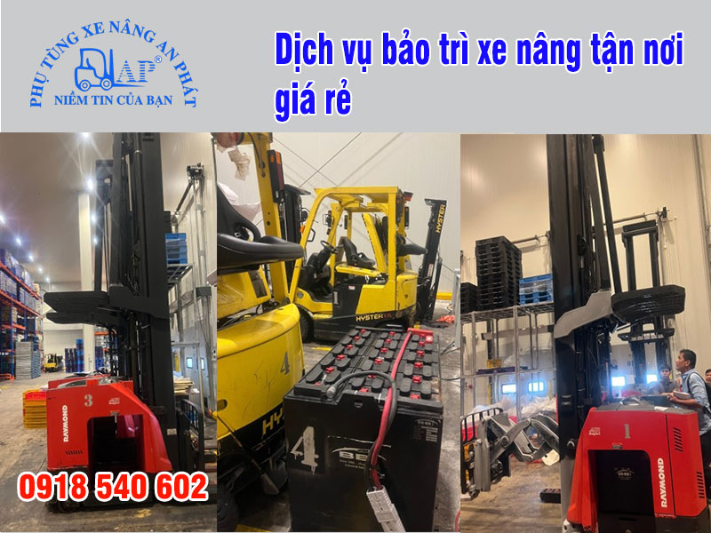 bảo trì xe nâng tận nơi giá rẻ