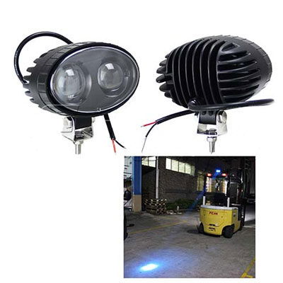 Đèn cảnh báo xe nâng LED 0009740804 / DC10V-80V hai mắt xanh