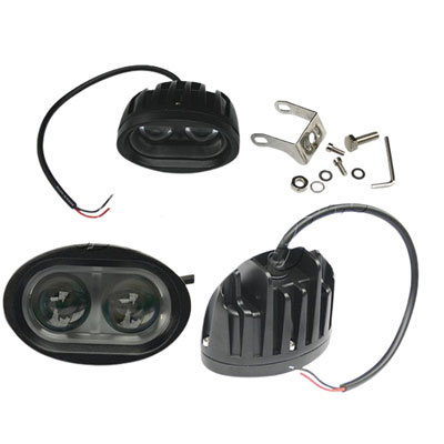 Đèn cảnh báo xe nâng LED hai mắt màu xanh dương 082A-1225A