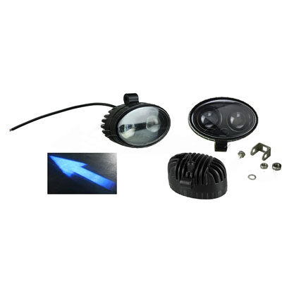 Đèn cảnh báo xe nâng mũi tên xanh LED hai mắt DC10V-80V