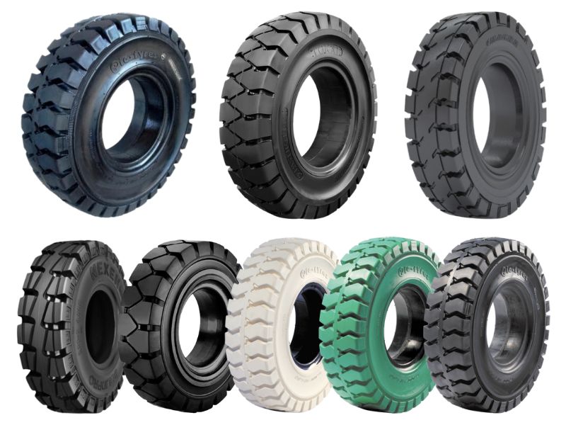 Lốp đặc xe nâng nhập khẩu