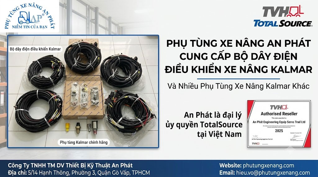 Bộ Dây Điện Điều Khiển Xe Nâng Kalmar A500040100 11 Bộ dây điện điều khiển kalmar chính hãng