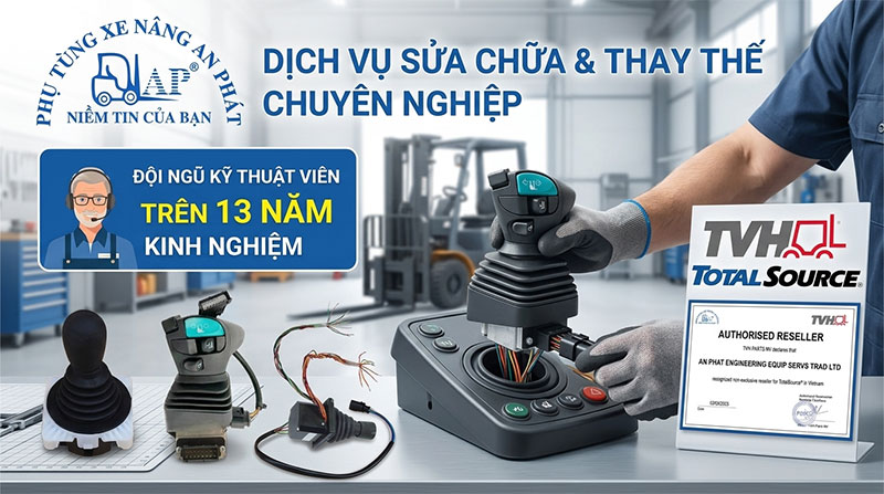 dịch vụ sửa chữa Joystick xe nâng thay thế linh kiện
